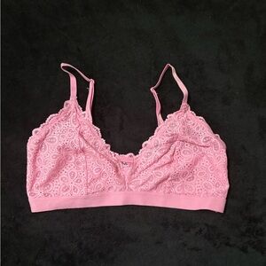 Lace Bralette in Pink